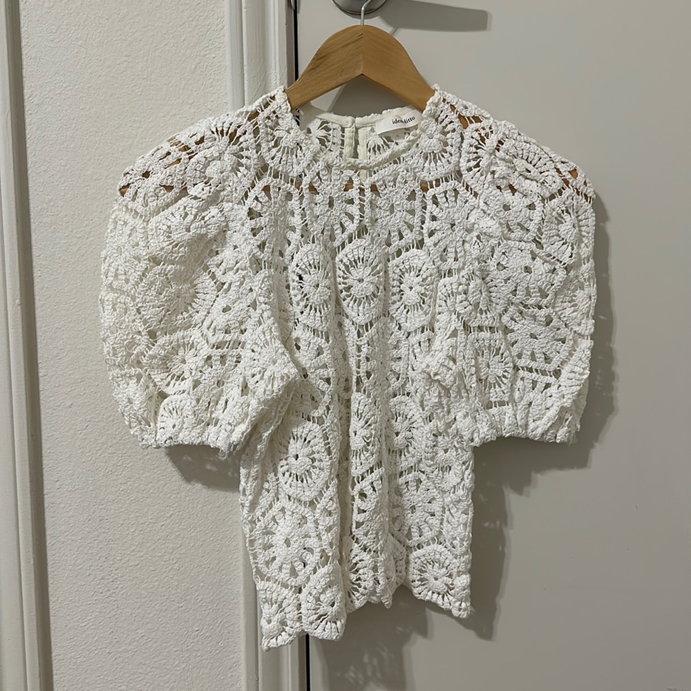 Idem Ditto Puffy Sleeve Lace top